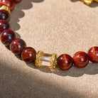 FuAttract Balanced Protection – Red Tiger's Eye & White Crystal Pixiu Bracelet - image 4