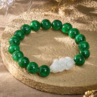 FuAttract Guarded Fortune – Green Jade Pixiu Bracelet - image 2