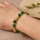 FuAttract Abundant Protection – Green Agate Pixiu Bracelet - image 5