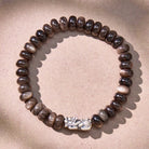 FuAttract Abundant Guard – Silver Obsidian Abacus Pixiu Bracelet - image 2