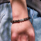 FuAttract Abundant Guard – Silver Obsidian Abacus Pixiu Bracelet - image 5