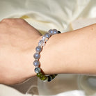 FuAttract Prosperity Shield – Green Porcelain Jade & Moonstone Beads Pixiu Bracelet - image 6