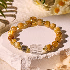 FuAttract Power Focus Balance – Golden Tiger Eye Bracelet with Clear Quartz Pixiu - image 2