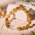 FuAttract Power Focus Balance – Golden Tiger Eye Bracelet with Clear Quartz Pixiu - 10mm - image 0