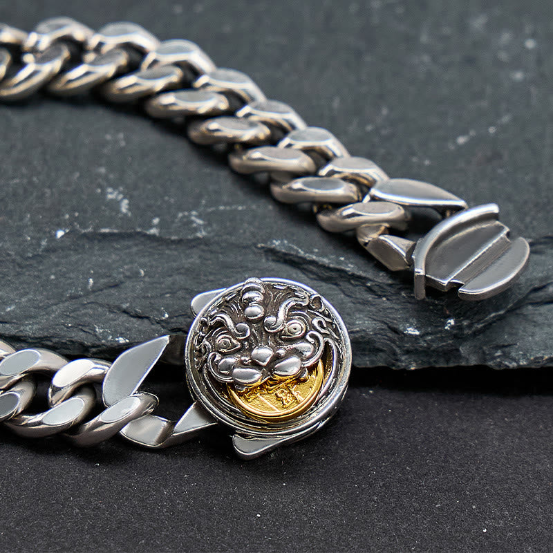 FuAttract Turning Fortune – Rotating Coin Pixiu Bracelet - image 4