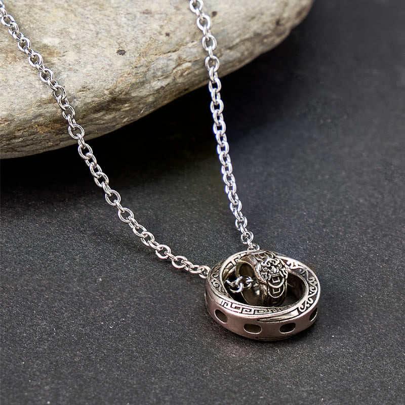 FuAttract Dynamic Fortune – Rotatable Pixiu Pendant Necklace - image 2