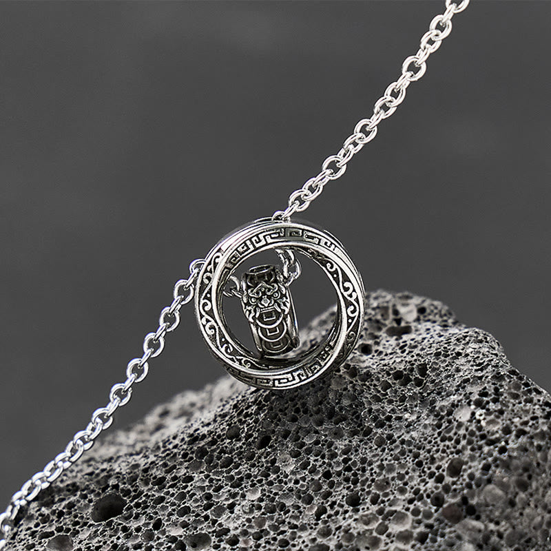 FuAttract Dynamic Fortune – Rotatable Pixiu Pendant Necklace - image 1