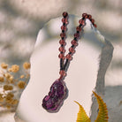 FuAttract Amethyst Guardian – Pixiu Pendant Cord Necklace - image 1