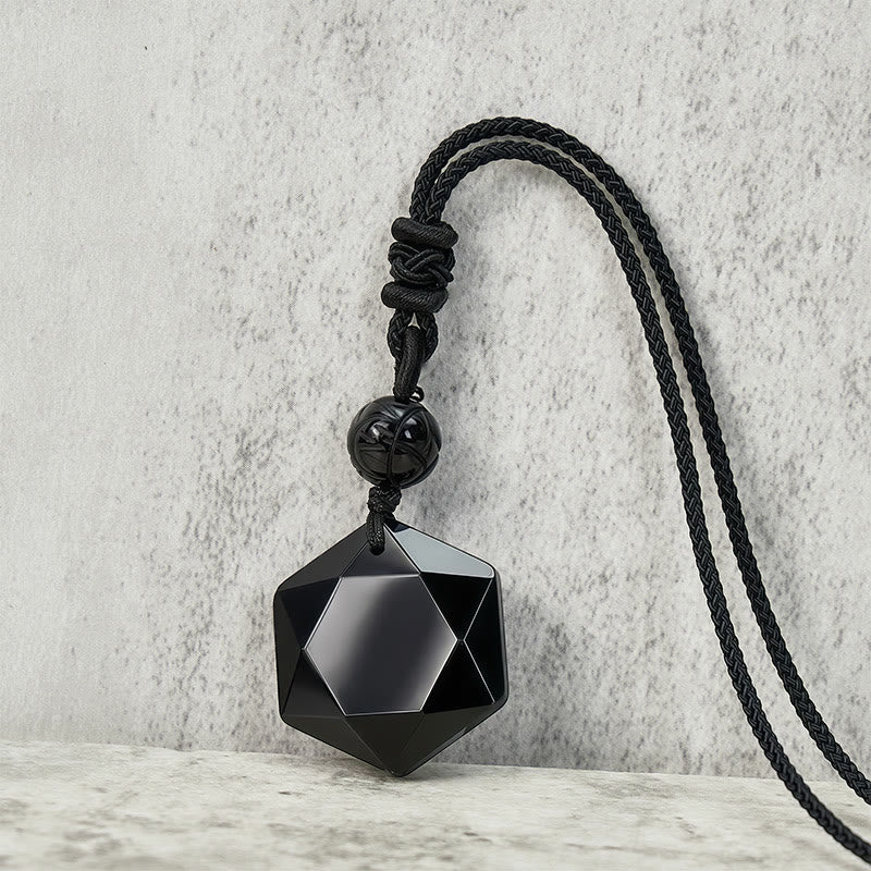 FuAttract Black Obsidian Talisman Daily Energy Shielding with Pixiu Necklace - image 1