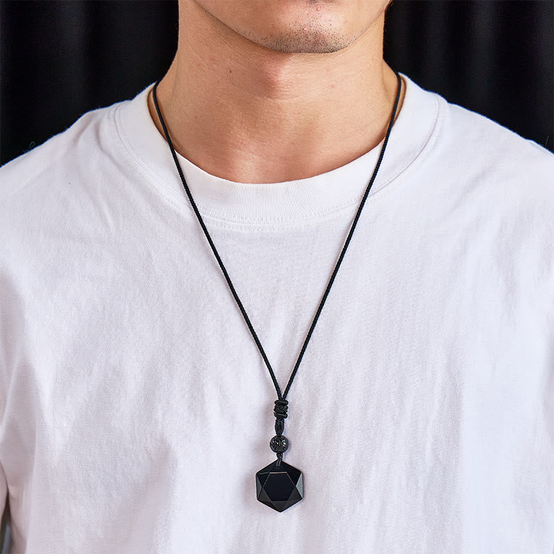 FuAttract Black Obsidian Talisman Daily Energy Shielding with Pixiu Necklace - image 3