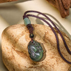 FuAttract Emotional Healing & Abundance Flow Rainbow Obsidian Pixiu with Mantra Bead Protection Necklace - image 6