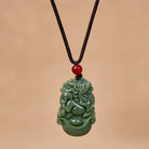 FuAttract Prosperity & Spiritual Harmony Chinese Zodiac Hand-Carved Jade Necklace - image 1
