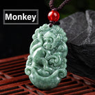 FuAttract Prosperity & Spiritual Harmony Chinese Zodiac Hand-Carved Jade Necklace - Monkey - image 17