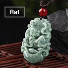 FuAttract Prosperity & Spiritual Harmony Chinese Zodiac Hand-Carved Jade Necklace - Rat - image 10