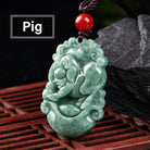 FuAttract Prosperity & Spiritual Harmony Chinese Zodiac Hand-Carved Jade Necklace - Pig - image 20