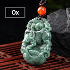 FuAttract Prosperity & Spiritual Harmony Chinese Zodiac Hand-Carved Jade Necklace - Ox - image 11