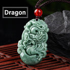 FuAttract Prosperity & Spiritual Harmony Chinese Zodiac Hand-Carved Jade Necklace - Dragon - image 14