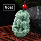FuAttract Prosperity & Spiritual Harmony Chinese Zodiac Hand-Carved Jade Necklace - Goat - image 16