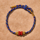 FuAttract Tibet Handmade Chinese Zodiac Lucky Protection Strength Braided Rope Bracelet - Rat-Thousand-armed Avalokitesvara - image 0