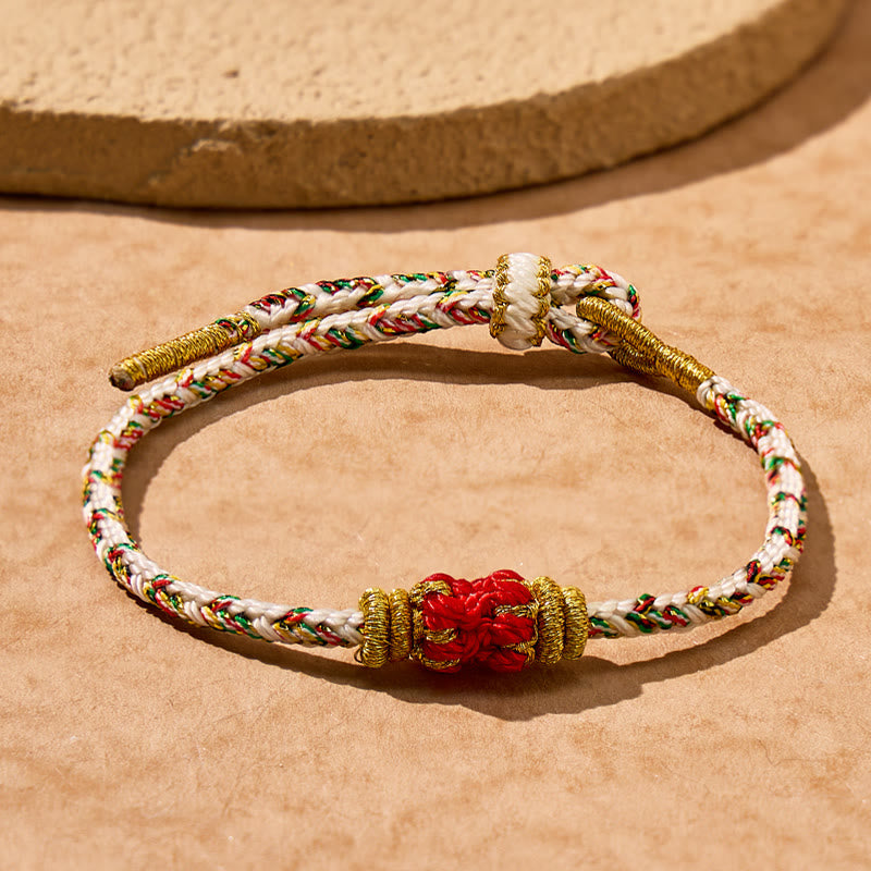 FuAttract Tibet Handmade Chinese Zodiac Lucky Protection Strength Braided Rope Bracelet - image 25