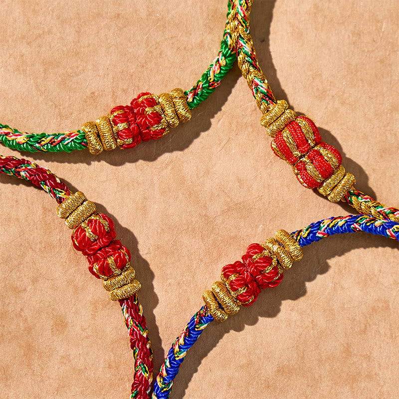 FuAttract Tibet Handmade Chinese Zodiac Lucky Protection Strength Braided Rope Bracelet - image 4