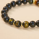 FuAttract Protective Energy Shield Rainbow Eye Obsidian Chinese Zodiac Beaded Bracelet - image 4