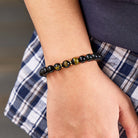 FuAttract Protective Energy Shield Rainbow Eye Obsidian Chinese Zodiac Beaded Bracelet - image 3