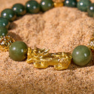 FuAttract Prosperity Flow – Jade Pixiu Wealth Bracelet - image 4