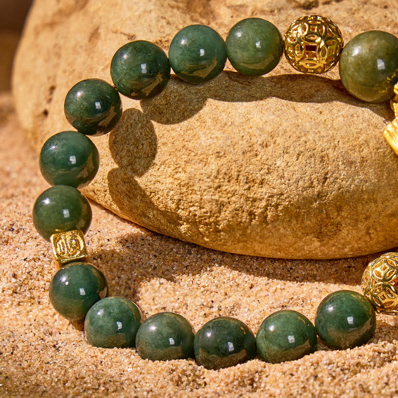 FuAttract Prosperity Flow – Jade Pixiu Wealth Bracelet - image 5