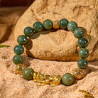 FuAttract Prosperity Flow – Jade Pixiu Wealth Bracelet - image 3