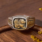 FuAttract Manifest Wealth Pixiu with Success Coins Amulet Adjustable Ring - image 4