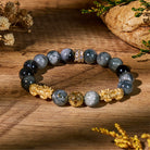 FuAttract Focused Protection – Hawk's Eye Stone Pixiu Bracelet - 10mm - image 0