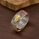 FuAttract Buddhist Sacred Heart Sutra Pixiu for Manifesting Success and Protection Ring - image 5