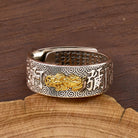 FuAttract Buddhist Sacred Heart Sutra Pixiu for Manifesting Success and Protection Ring - image 4