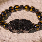 FuAttract Deep Protection – Black Obsidian Mantra Pixiu Bracelet - image 4