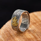 FuAttract Peace & Protection Mantra Chinese Zodiac Buddha Spiritual Amulet Ring - Manjushri Bodhisattva-Rabbit - image 12