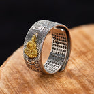 FuAttract Peace & Protection Mantra Chinese Zodiac Buddha Spiritual Amulet Ring - Amitabha Buddha-Dog/Pig - image 20