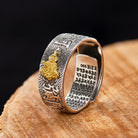 FuAttract Peace & Protection Mantra Chinese Zodiac Buddha Spiritual Amulet Ring - Samantabhadra Bodhisattva-Dragon/Snake - image 14