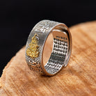 FuAttract Peace & Protection Mantra Chinese Zodiac Buddha Spiritual Amulet Ring - Acalanatha-Rooster - image 18