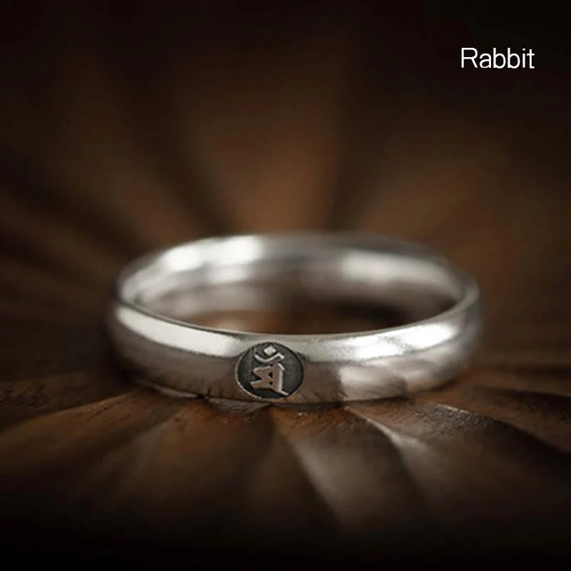 FuAttract Chinese Zodiac Ring for Abundance and Mindfulness Buddhist Amulet - Rabbit - Women - image 12
