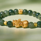 FuAttract Prosperity & Healing Jade Pixiu Golden Luck Charm Bracelet - image 5