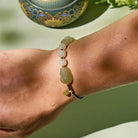 FuAttract Wealth & Peace Hetian Jade Bracelet Pixiu Luck Amulet with Fu Charm - image 3