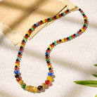 FuAttract Pixiu with Colorful Agate Energy Stones Sacred Spiritual Amulet for Protection Necklace - image 9