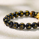 FuAttract Wealth & Protection Amulet Natural Obsidian Tiger Eye Confidence Pixiu Bracelet - image 6