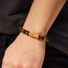 FuAttract Wealth & Protection Amulet Natural Obsidian Tiger Eye Confidence Pixiu Bracelet - image 3