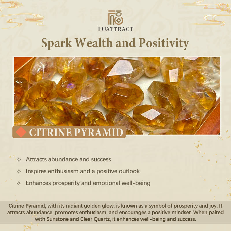 FuAttract Wealth & Protection Amulet Natural Obsidian Tiger Eye Citrine Pyramid Pixiu Bracelet - image 7
