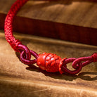 FuAttract Abundance Flow – Cinnabar Koi Red Cord Bracelet - image 3