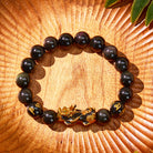 FuAttract Attract Success & Safeguard Energy Black Obsidian Mantra Stone Pixiu Bracelet - image 4
