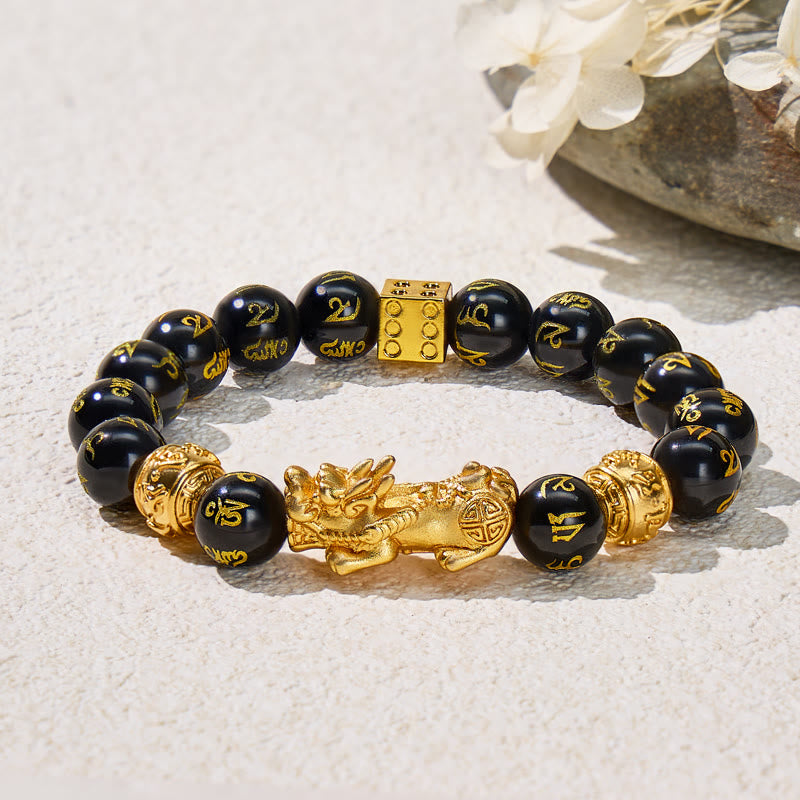 FuAttract Black Obsidian Pixiu Bracelet to Invite Good Fortune & Inner Clarity - image 4