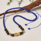 FuAttract Wisdom & Protection Feng Shui Pixiu Lapis Lazuli & Black Onyx Necklace - Pixiu - image 0